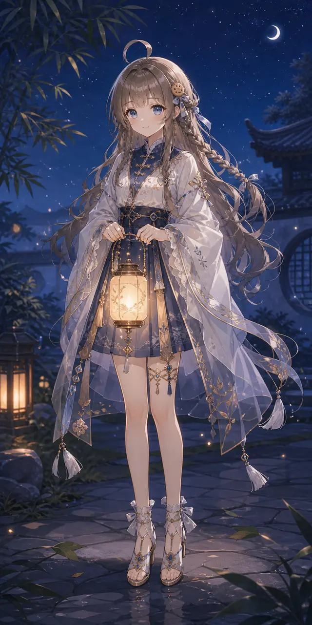 夏至蝉鸣 · 夜凉守灯人
