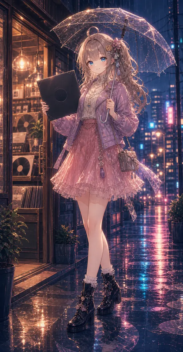 霓虹慢放中 · 雨棚选曲员