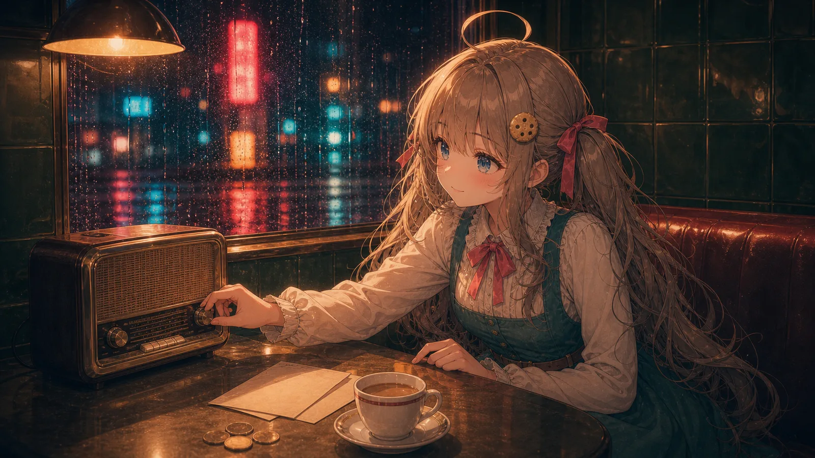霓虹旧梦照长街 · 午夜收音机点歌人