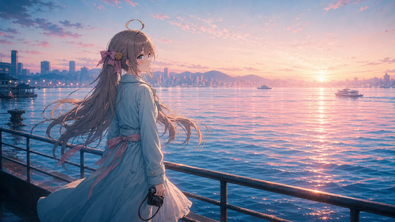 霓虹旧梦照长街 · 海面替霓虹发亮