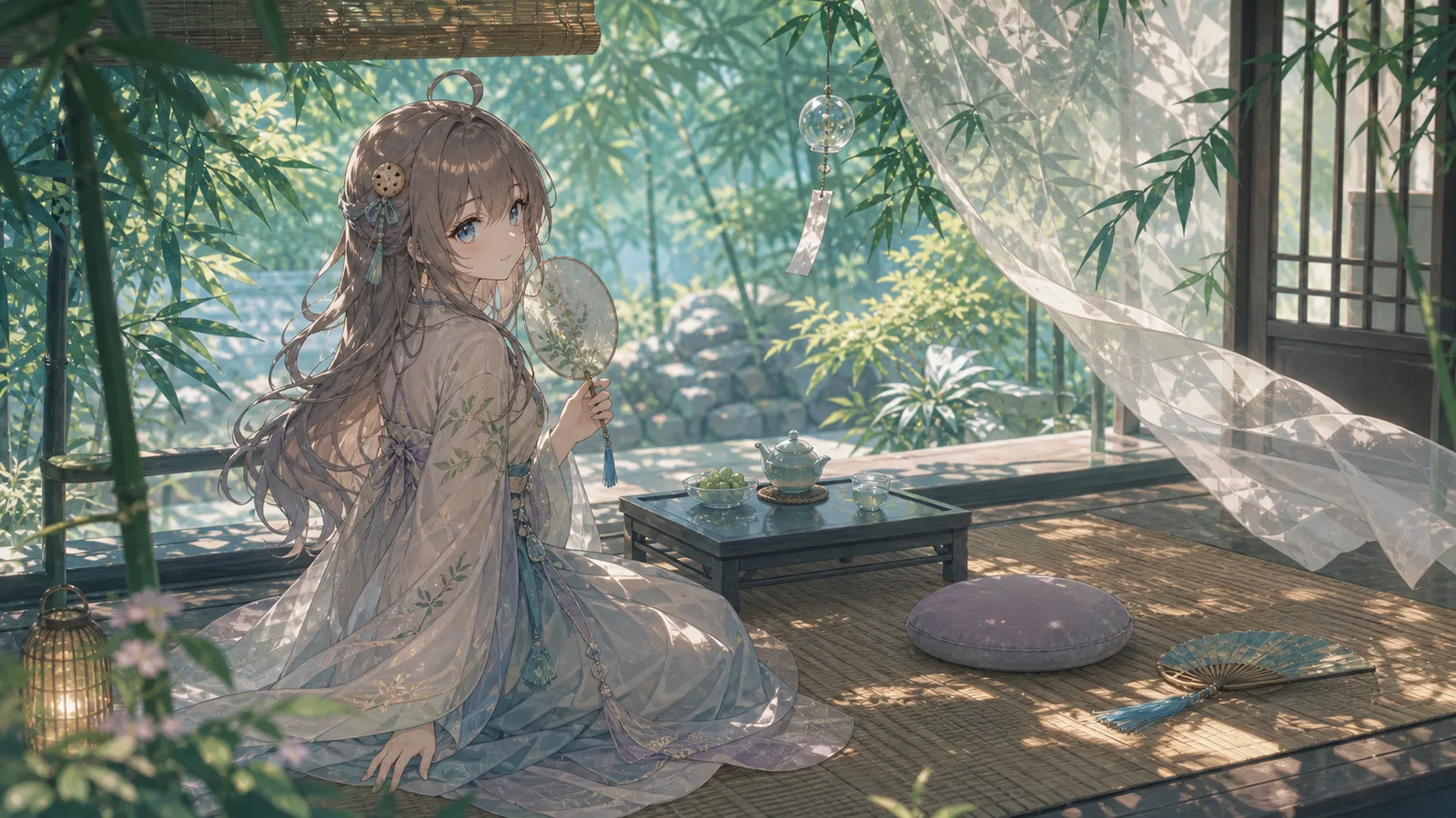夏至蝉鸣 · 凉席细风