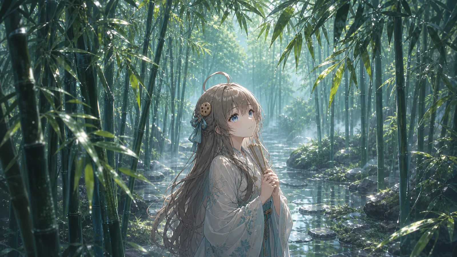 夏至蝉鸣 · 雨后青篁