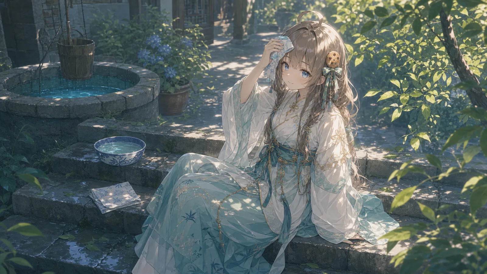 夏至蝉鸣 · 石阶凉帕