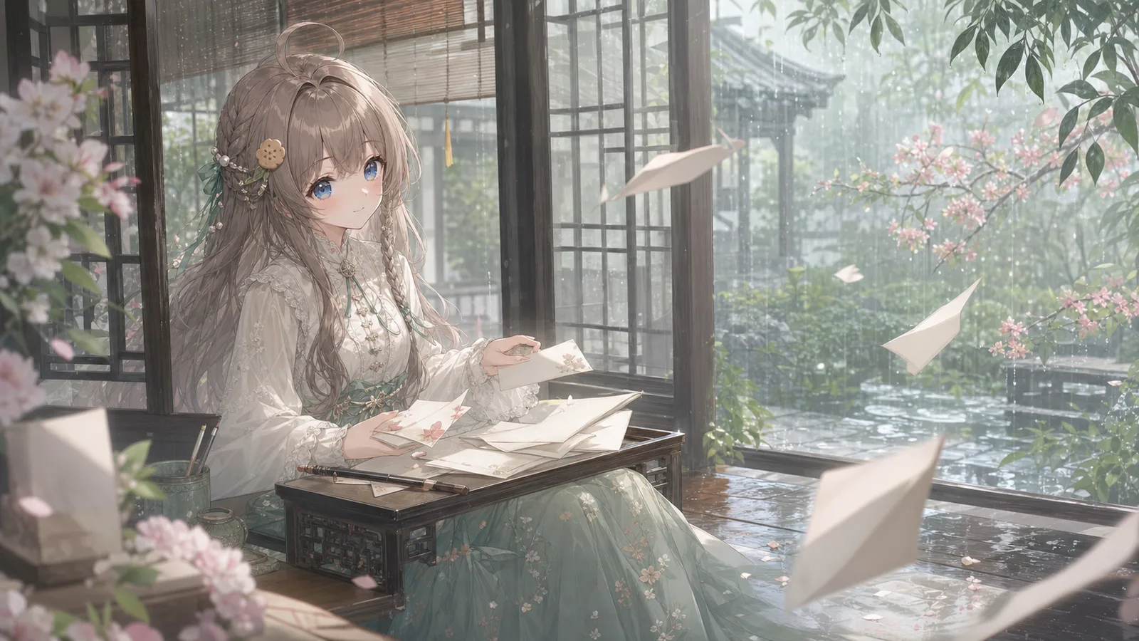 暮春花 · 迟来的春信